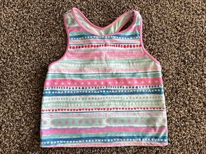 Eddie Bauer Girls Reversible Racerback Tank Size L (14–16) Bright + Tie Dye - Picture 1 of 12