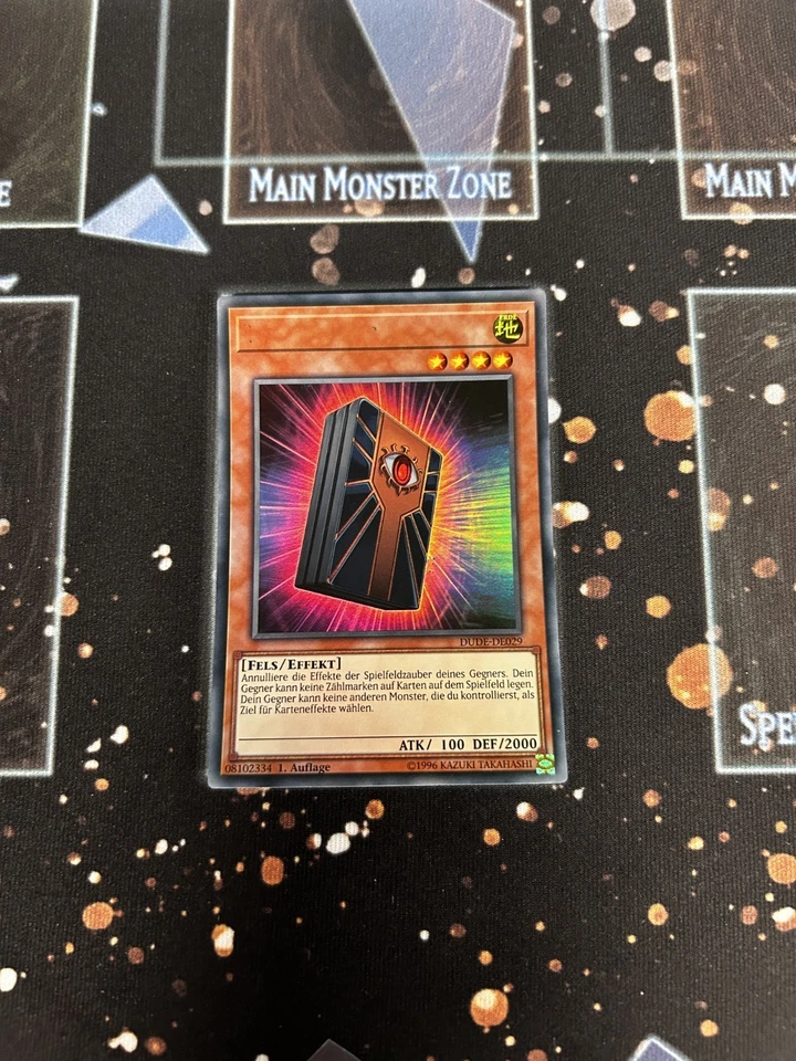 Yu-Gi-Oh! Gate Blocker DUDE-DE029 German No Name No Imprint Misprint - Image 1 of 1