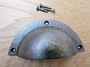 Armario cajón armario de cocina retro antiguo vintage tirador de taza - Imagen 1 de 6