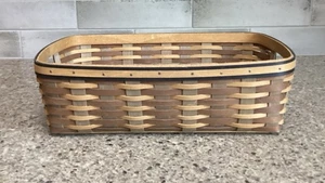 Longaberger Speisekammerkorb Kastanie mit seitlichem Griff braun gewebt - Bild 1 von 9