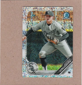 Bowman Draft Chrome Andrew Vaughn 2019 #BDC-100 Sparkle Refractor Rookie radiocontrol - Imagen 1 de 2