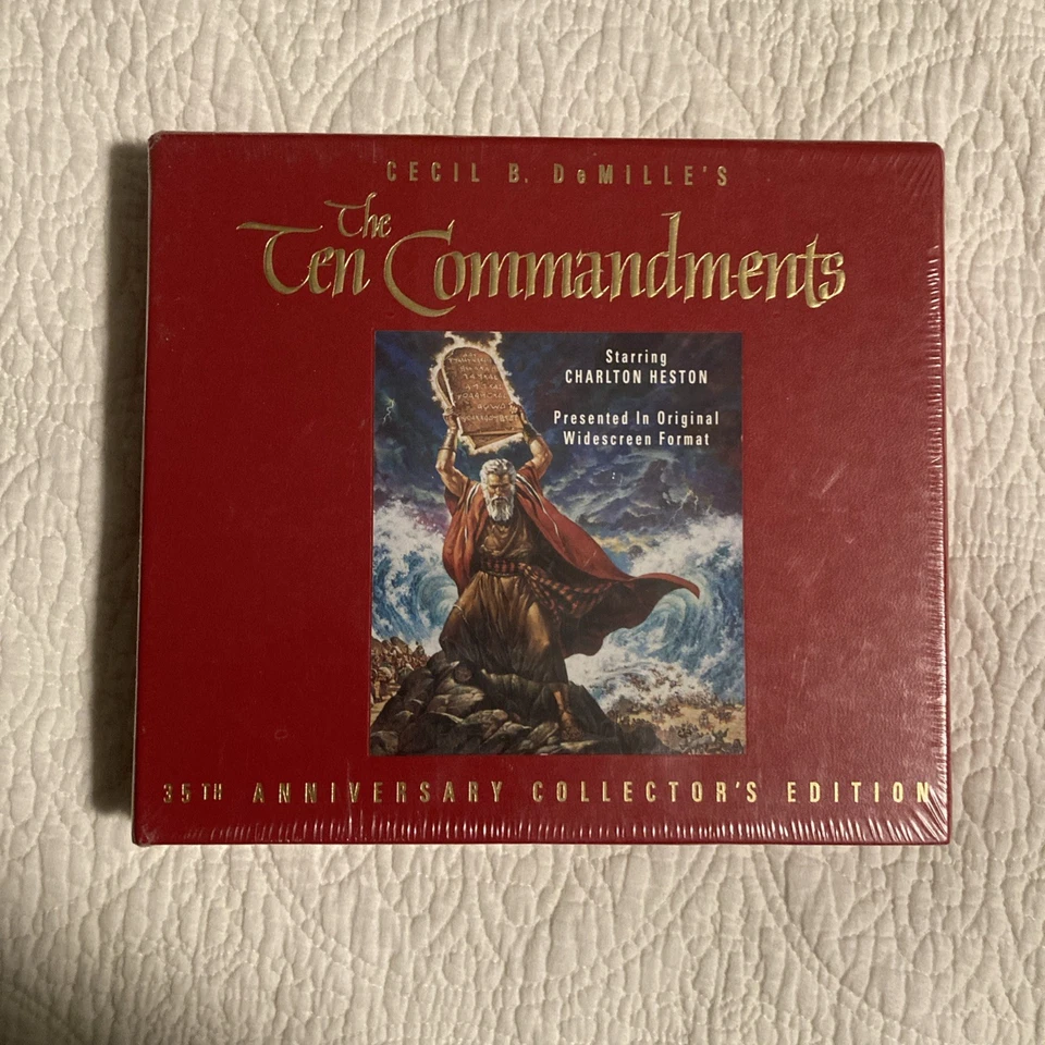 The Ten Commandments: 35th Anniversary Collector's Edition (VHS) NEW SEALED - Image 1 of 4