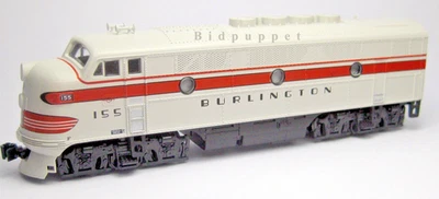 Chicago Burlington & Quincy EMD F2A Diesel Locomotive #155 Kato N Scale - Image 1 of 4