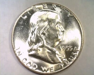 1955 BUGS BUNNY FRANKLIN HALF DOLLAR CHOICE / GEM UNCIRCULATED CH. / GEM UNC. - Picture 1 of 3