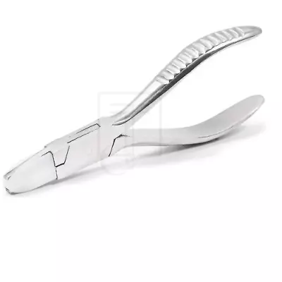 NS CRAFTS Flat Nose Nylon Jaw Pliers Wide Tip Wire Wrapping Jewelry Optical Craft Tool