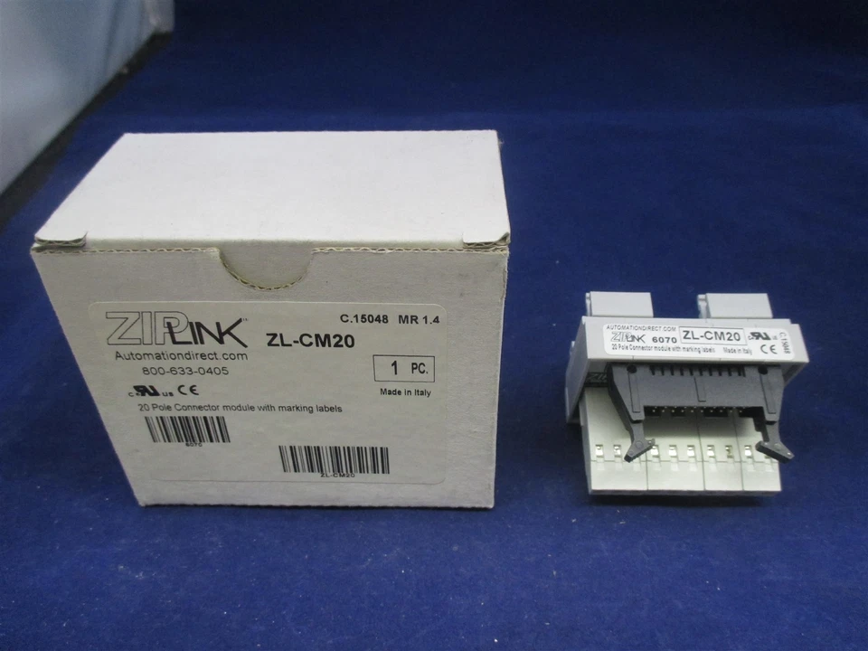 Automation Direct Zl-cm20 20 Pole Connector Module Lotof4