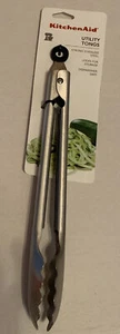 KitchenAid Utility Tongs Strong Stainless Steel Locks for Storage New Sealed Pc - Picture 1 of 6