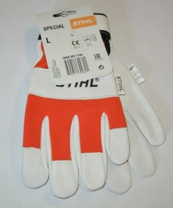0410 Stihl Handschuhe ADVANCE ERGO - SPECIAL mit Lederbesatz Gr L - Bild 1 von 1