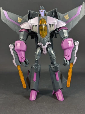 Transformers Animated Skywarp complete Hasbro 2008 Voyager Class - Image 1 of 4