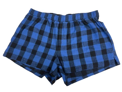 Boxercraft женщин средний фланелевые шорты синий черный буйвол клетку - Изображение 1 из 4