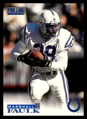Marshall Faulk 1996 Pro Line #43 Indianapolis Colts Football Card - Image 1 of 2
