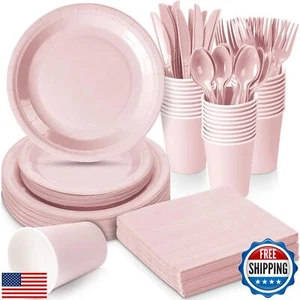 Dandat 350 Pcs Bridal Shower Decorations Baby Shower Party Supplies Include P - Picture 1 of 5