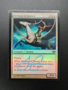 CARTE MTG Magic The Gathering : ARCHON OF JUSTICE FOIL (ENG) NM - Picture 1 of 2