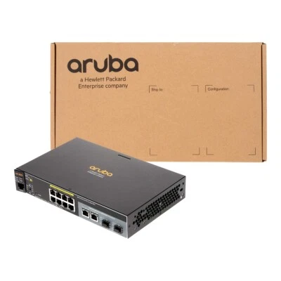 HPE ARUBA 2530 PoE+ 8X10/100Mb 2X1G 2XSFP SWITCH J9780A - Image 1 of 3