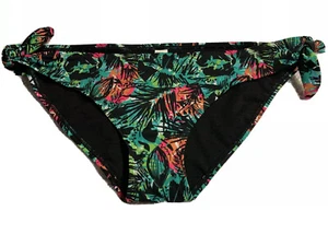Papaya Black floral Bikini Briefs size 16 NWOT - Picture 1 of 5