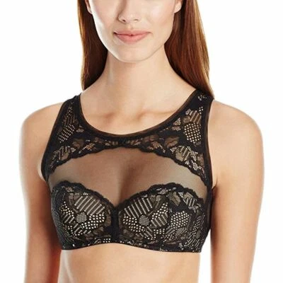Calvin Klein Women's Linger Lace Bralette QF1793 Black Medium - Image 1 of 2