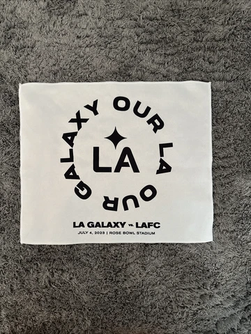 LA Galaxy vs LAFC 4th July Rose Bowl Game Towel Los Angeles FC Cover