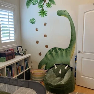 Dinosaur Wall Decals for Boys' Bedroom Decor Nursery Dino Wall Sticker Vinyl Art - Picture 1 of 5