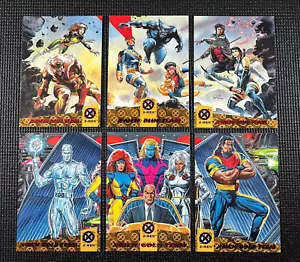 1994 Fleer Ultra Marvel X-Men - Team Triptych - Complete Set (6 Cards) - CLEAN! - Picture 1 of 5