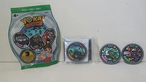 LOTTO nr. 13 YO-KAI WATCH 3 MEDAGLIE SERIE 3 HASBRO NUOVE maclama - Foto 1 di 2