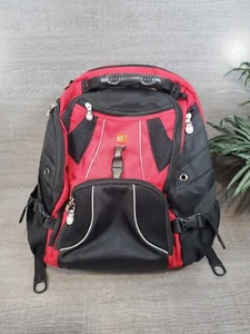 SwissGear by Wenger Backpack AirFlow MultiFunction Laptop Bag Black Red - Picture 1 of 9