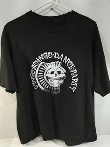 Camiseta negra Oingo Boingo 2017 fiesta de baile sin etiqueta - Imagen 1 de 5