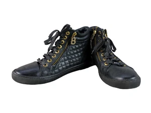 Baldinini Damen Sneaker Gr. 40 Schwarz Leder High Top Turnschuhe Schuhe (20238) - Bild 1 von 12