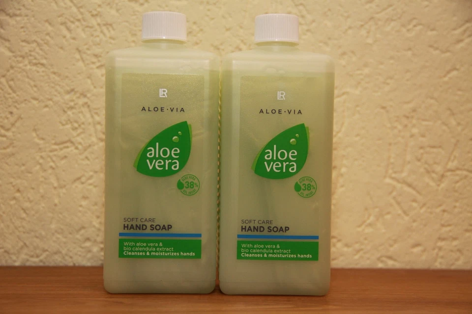 33,99 €/ l 2 x LR ALOE VIA Aloe Vera Sanft Reinigende Handseife 500 ml