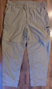 Columbia GRT Pantalones Embalables Carga Oliva Caqui Omni-Seco Para Hombres Convertibles Talla XL - Imagen 1 de 16