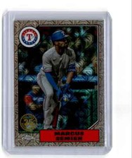 2022 Topps 35th Anniversary Mojo Orange Marcus Semien 14/25 Toronto Blue Jays