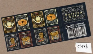 2021 Forever Western Wear Complete Booklet, Scott #5618b, Mint NH - Picture 1 of 1