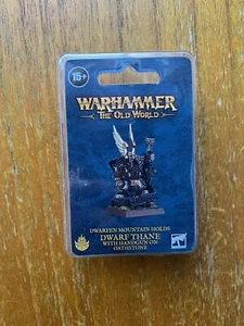Dwarf Thane con pistola su Oathstone Warhammer Dwarfen Mountain tiene TOW NUOVO in scatola - Foto 1 di 2