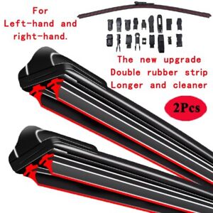 For Honda Civic VIII 2005-2023 Double Rubber Car Windshield Wipers Blade