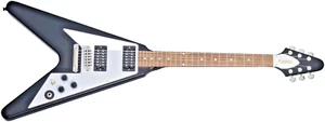 Epiphone Kirk Hammett 1979 Flying V EBONY + CASE ,CHITARRA ELETTRICA NUOVA. - Foto 1 di 2