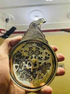 English Astrolabe Calendar Globe Solid Brass Maritime Home - Picture 1 of 6