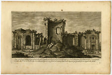 Antique Print-ROME-RUINS-QUIRINAL HILL-BATHS OF CONSTANTINE-Duperac-Sadeler-1606
