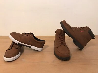 Nautica Berrian Youth and Levi's Youth Shoes Lot of 2 Brown Size 6 - Image 1 of 4