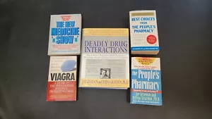 Vintage 90's Medical Pharmacy Drug Books Lot Of 5 - Picture 1 of 9