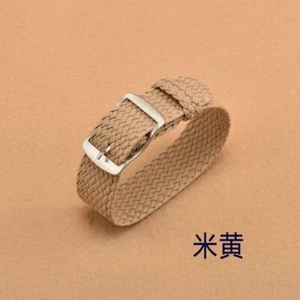 Long Strap PL Nylon Watch Band Bracelet 14mm 16 18mm 20mm 22mm Weave Wrist Strap - Picture 1 of 31