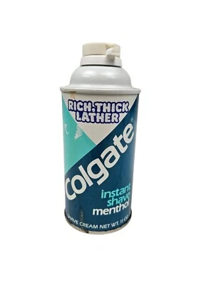NWT Vintage Colgate Instant Shave Menthol Thick Rich Lather Shaving Cream 11 oz - Image 1 of 4