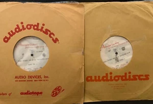 two 12" Acetates BING CROSBY Philco Radio show w/ MAURICE CHEVALIER 5/21/1947 E- - Picture 1 of 4
