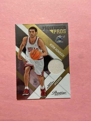 Kirk Hinrich 2010-11 Panini Prestige Prestigious Pros Game Worn Jersey /99 - Image 1 of 2