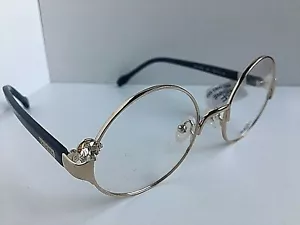 New Gianfranco Ferré GF Ferre GFFS9R35 Round Gold Women's Eyeglasses Frame - Picture 1 of 15