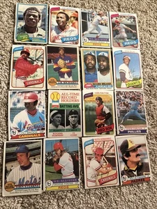 1978-1981 425 Baseball Card Lot Bench, Henderson, Fisk, Carlton, Brock, Rose - Picture 1 of 6