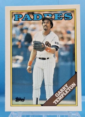Topps Tiffany #640 1988 - Garry Templeton - Padres de San Diego - Casi como nuevo Foto 1 de 2