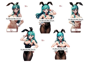 5 Stück Sexy Zeichentrickfiguren. Autos/Laptops/Skateboards/Boxen. Wasserdicht/Aufkleber - Bild 1 von 2