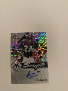 2022 Panini Mosaic Steve Atwater Scripts Auto #S-SA - Picture 1 of 10