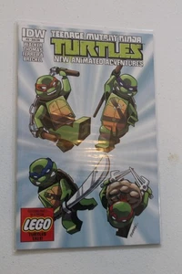 Teenage Mutant Ninja Turtles Nuove Avventure Animate #12 LEGO 2014 NM IDW Comics - Foto 1 di 3
