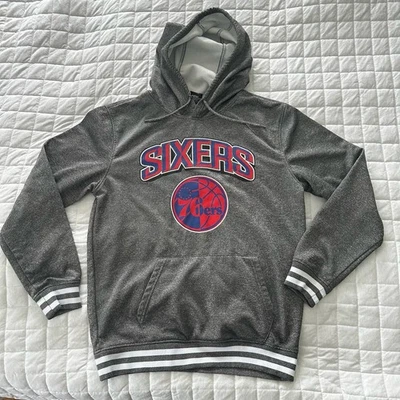 PHILADELPHIA 76ers Sudadera con Capucha Para Hombre Mediana Pullover Logo NBA UNK Baloncesto  Foto 1 de 4