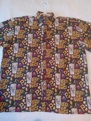 Pittsburgh Pirates Hawaiian Shirt Tiki 7/6/2024 Giveaway XL MLB Camp Beach - Image 1 of 4